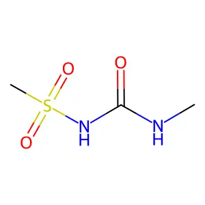 n-(Methylcarbamoyl)methanesulfonamide structure