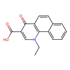 1-Ethyl-4-oxobenzo[h]quinoline-3-carboxylic acid structure