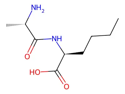 dl-Alanyl-dl-norleucine structure