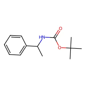Carbamic acid, (1-phenylethyl)-, 1,1-dimethylethyl ester structure