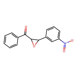 Methanone, [3-(3-nitrophenyl)oxiranyl]phenyl- structure