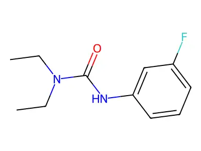 1,1-Diethyl-3-(3-fluorophenyl)urea structure