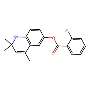 2,2,4-Trimethyl-1,2-dihydroquinolin-6-yl 2-bromobenzoate structure