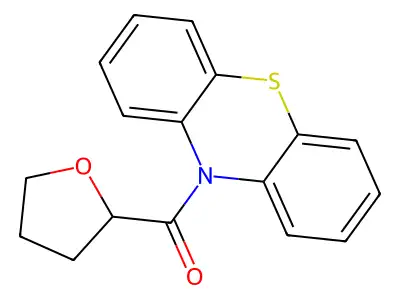 Oxolan-2-yl(phenothiazin-10-yl)methanone structure