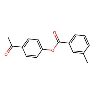 4-Acetylphenyl 3-methylbenzoate structure