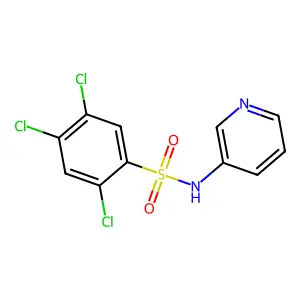 3-Pyridyl[(2,4,5-trichlorophenyl)sulfonyl]amine structure