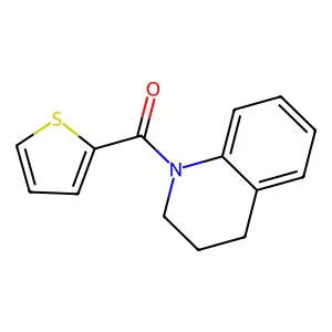 3,4-dihydro-1(2H)-quinolinyl(2-thienyl)methanone structure