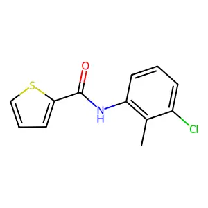 N-(3-chloro-2-methylphenyl)thiophene-2-carboxamide structure