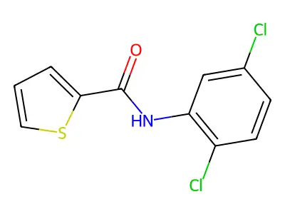 N-(2,5-dichlorophenyl)thiophene-2-carboxamide structure
