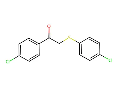 1-(4-Chlorophenyl)-2-[(4-chlorophenyl)sulfanyl]-1-ethanone structure