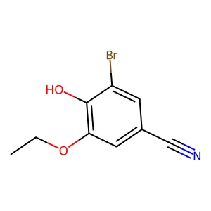 3-Bromo-5-ethoxy-4-hydroxybenzonitrile structure