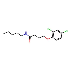 4-(2,4-dichlorophenoxy)-N-pentylbutanamide structure