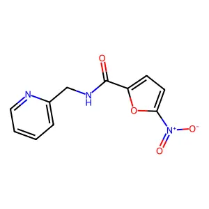 5-硝基-N-(吡啶-2-基甲基)呋喃-2-甲酰胺 structure
