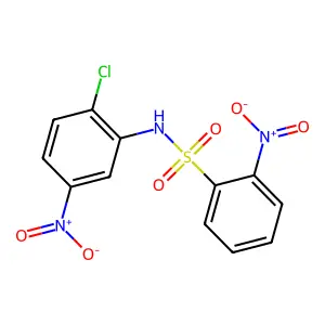 N-(2-Chloro-5-nitrophenyl)-2-nitrobenzenesulfonamide structure