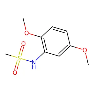 N-(2,5-dimethoxyphenyl)methanesulfonamide structure