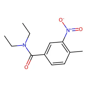 N,N-diethyl-4-methyl-3-nitrobenzamide structure