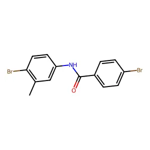 4-bromo-N-(4-bromo-3-methylphenyl)benzamide structure