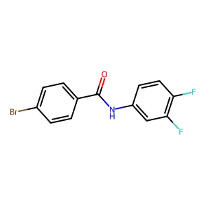 4-bromo-N-(3,4-difluorophenyl)benzamide structure
