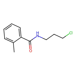 N-(3-chloropropyl)-2-methylbenzamide structure