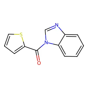 (1H-benzo[d]imidazol-1-yl)(thiophen-2-yl)methanone structure