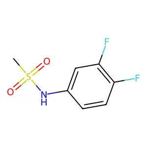 Methanesulfonamide, N-(3,4-difluorophenyl)- structure