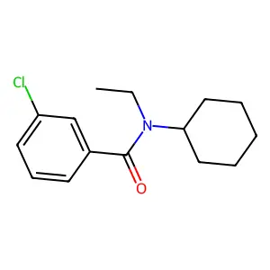 3-Chloro-N-cyclohexyl-N-ethylbenzamide structure