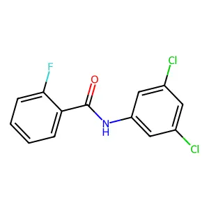 N-(3,5-二氯苯基)-2-氟苯甲酰胺 structure
