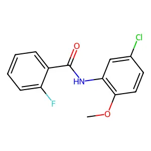 N-(5-Chloro-2-methoxyphenyl)-2-fluorobenzamide structure