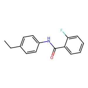 N-(4-ethylphenyl)-2-fluorobenzamide structure