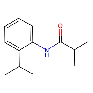 2-methyl-N-(2-propan-2-ylphenyl)propanamide structure