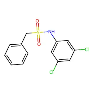 N-(3,5-dichlorophenyl)-1-phenylmethanesulfonamide structure