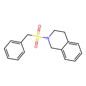 2-(Benzylsulfonyl)-1,2,3,4-tetrahydroisoquinoline structure
