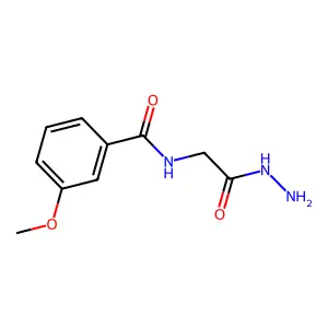 N-(2-hydrazinyl-2-oxoethyl)-3-methoxybenzamide structure