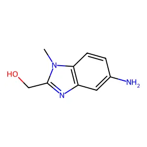 (5-Amino-1-methyl-1H-benzoimidazol-2-yl)-methanol structure