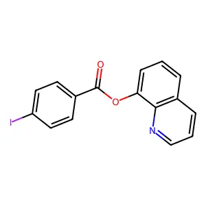 8-Quinolinyl 4-iodobenzoate structure