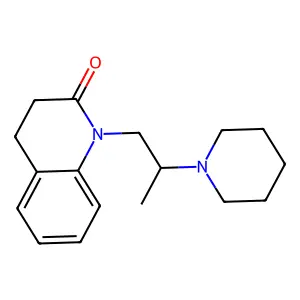 Carbostyril, 3,4-dihydro-1-(2-piperidinopropyl)- structure
