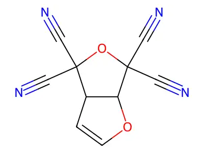 3a,6a-Dihydrofuro[3,4-b]furan-4,4,6,6-tetracarbonitrile structure