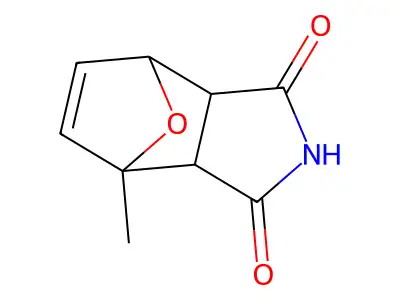 3a,4,7,7a-tetrahydro-4-Methyl-4,7-Epoxy-1H-isoindole-1,3(2H)-dione structure