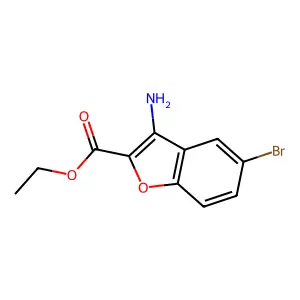 Ethyl 3-amino-5-bromo-1-benzofuran-2-carboxylate structure