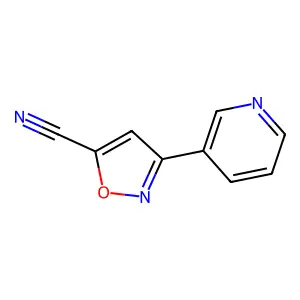 3-(Pyridin-3-yl)-1,2-oxazole-5-carbonitrile structure