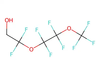 1H,1H-Nonafluoro-3,6-dioxaheptan-1-ol structure