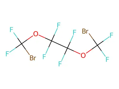 1,2-Bis[bromo(difluoro)methoxy]-1,1,2,2-tetrafluoroethane structure