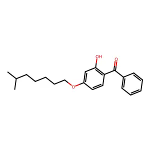 2-Hydroxy-4-isooctoxybenzophenone structure