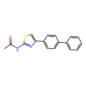N-(4-Biphenyl-4-yl-thiazol-2-yl)-acetamide structure