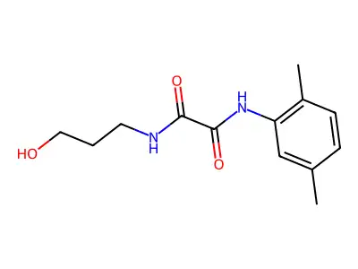 N1-(2,5-dimethylphenyl)-N2-(3-hydroxypropyl)oxalamide structure