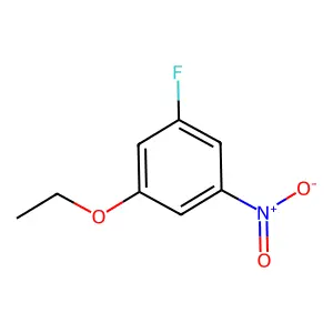 1-Ethoxy-3-fluoro-5-nitrobenzene structure