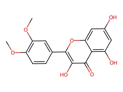 Quercetin 3',4'-dimethyl ether structure