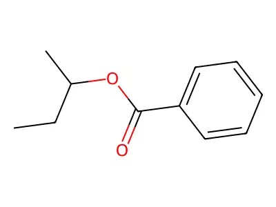 苯甲酸仲丁酯 structure