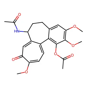Colchicine, O(sup 1)-demethyl-, acetate structure