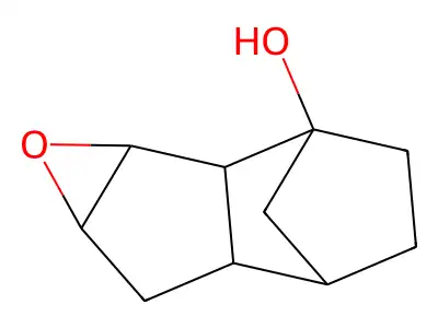 Octahydro-1aH-2,5-methanoindeno[1,2-b]oxiren-3-ol structure